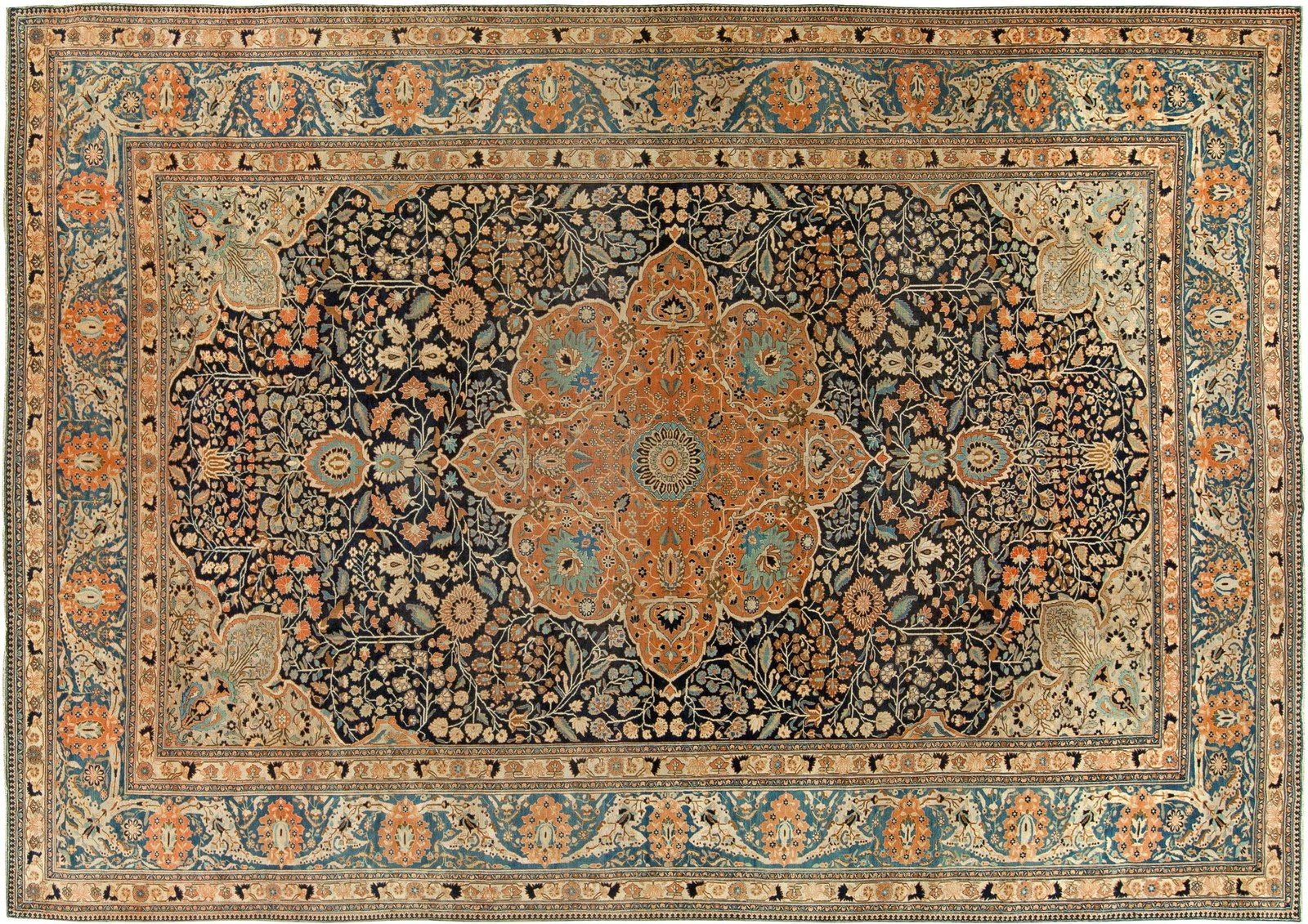 Rug after cleaning — restored colors and pattern